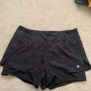 apana black athletic shorts